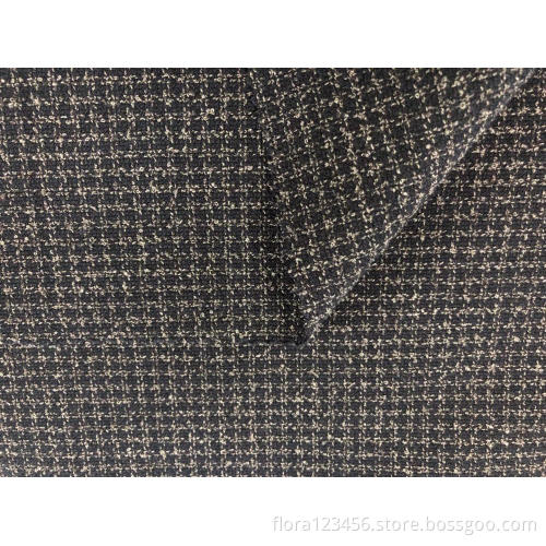 Plaid Polyester blended fabric for dress